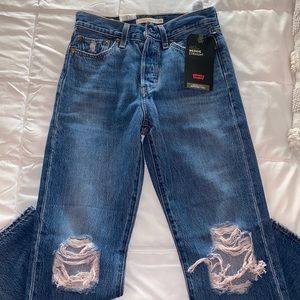 Levi’s wedge skinny jeans